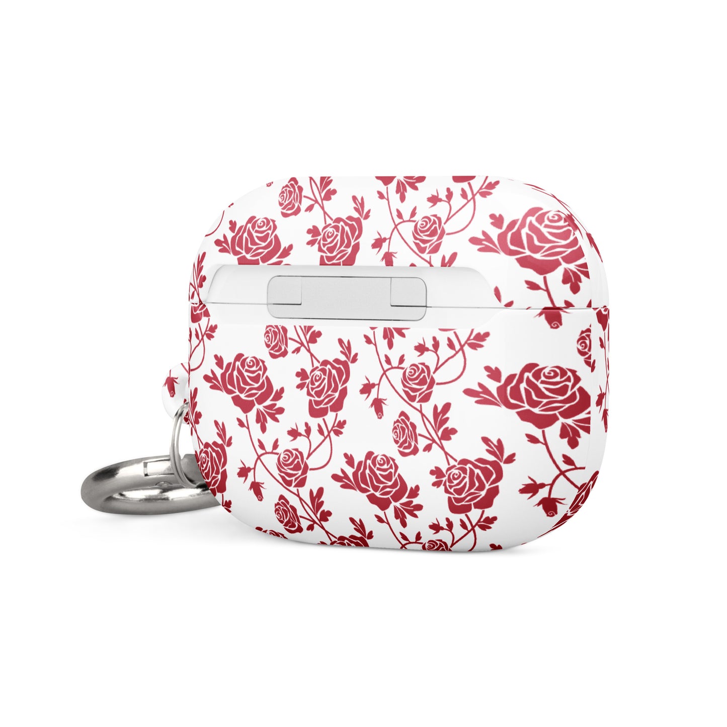 Red Roses on White Case Compatible with AirPods® and AirPods® Pro®