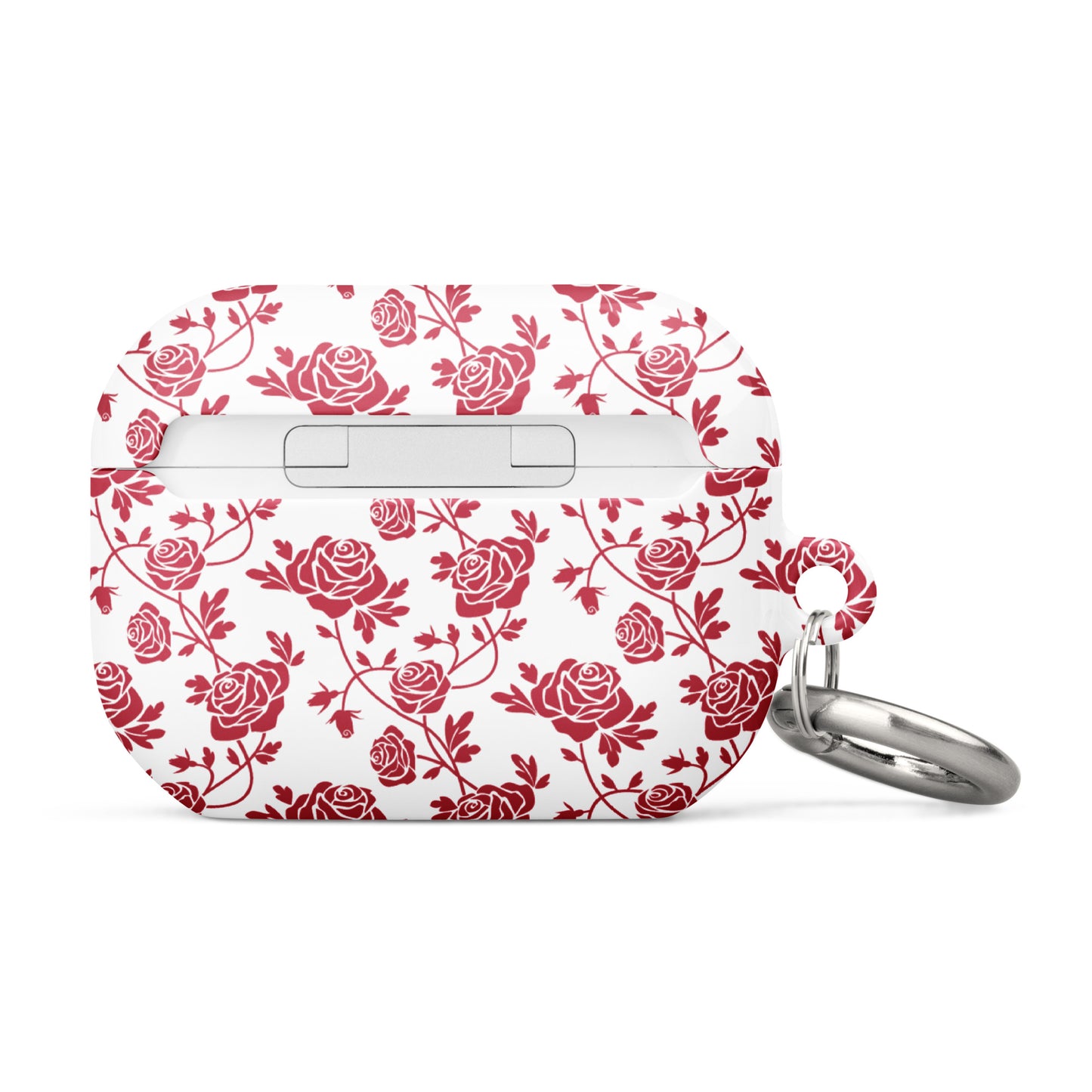 Red Roses on White Case Compatible with AirPods® and AirPods® Pro®