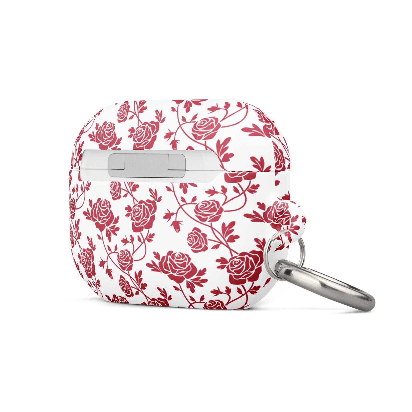 Red Roses on White Case Compatible with AirPods® and AirPods® Pro®