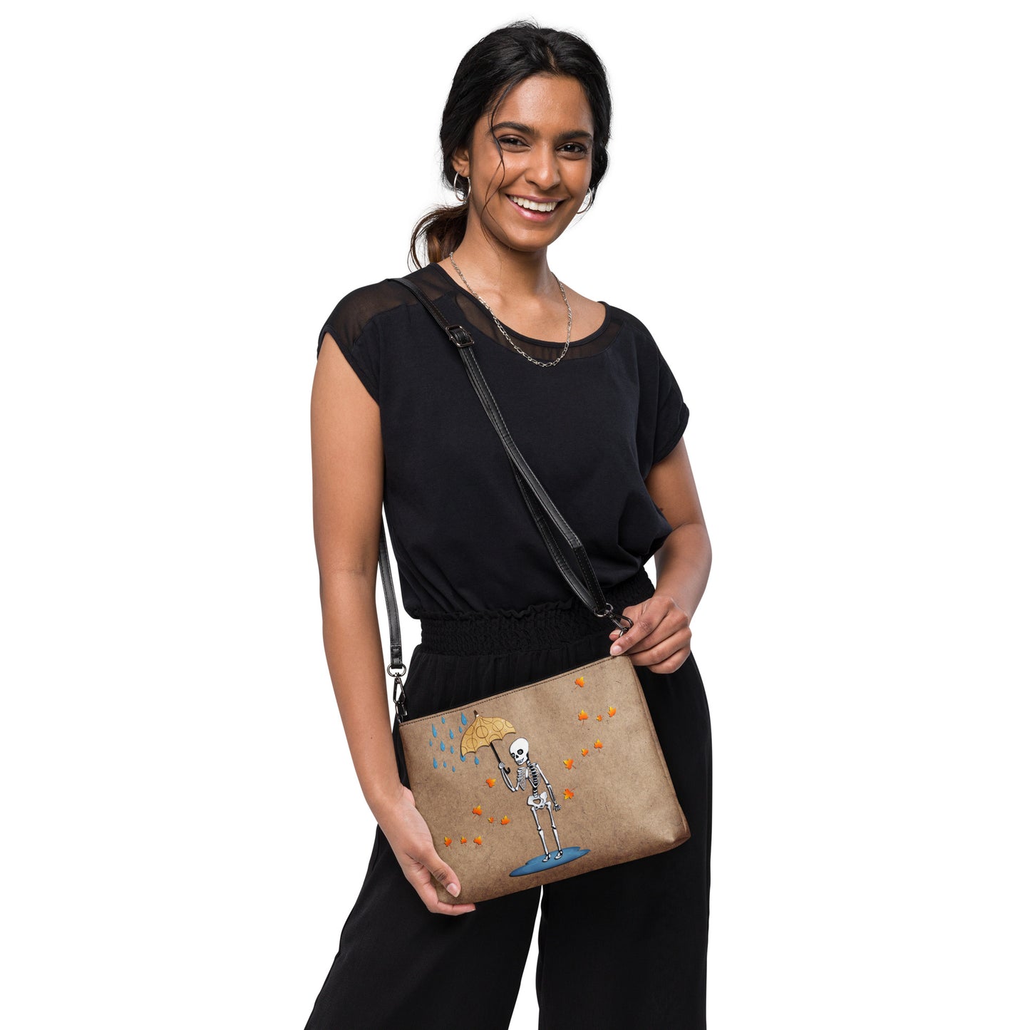 Autumn Skeleton Crossbody Bag