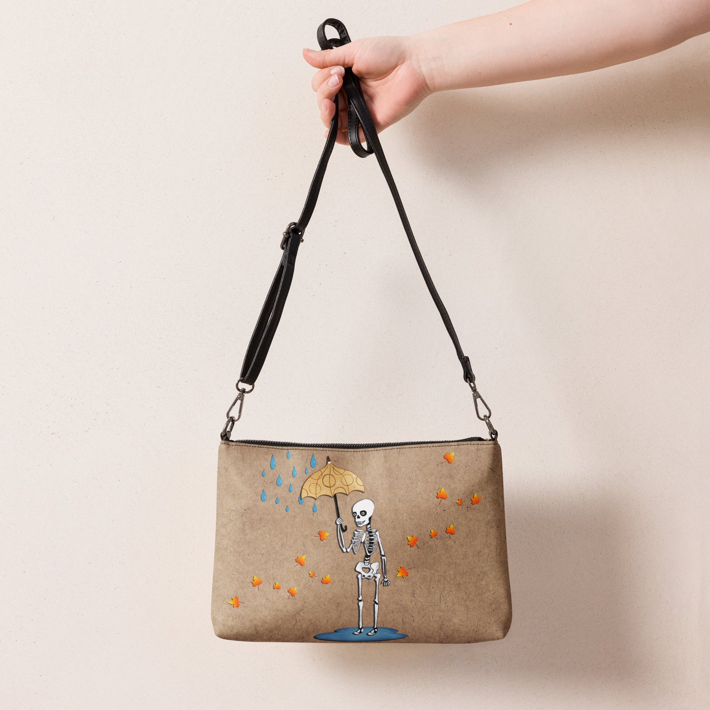 Autumn Skeleton Crossbody Bag