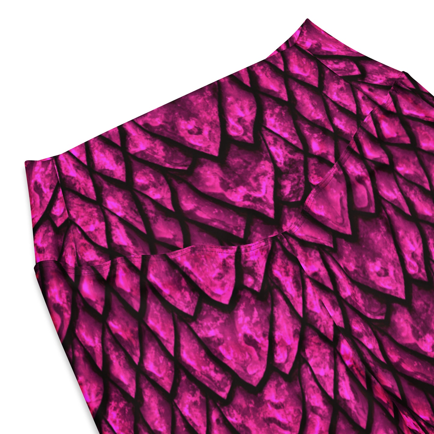 Tourmaline Dragon Scale Flare Leggings