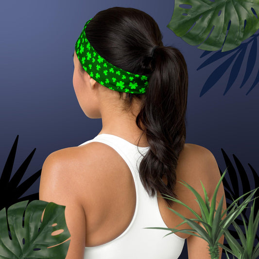 Shamrocks Print Headband