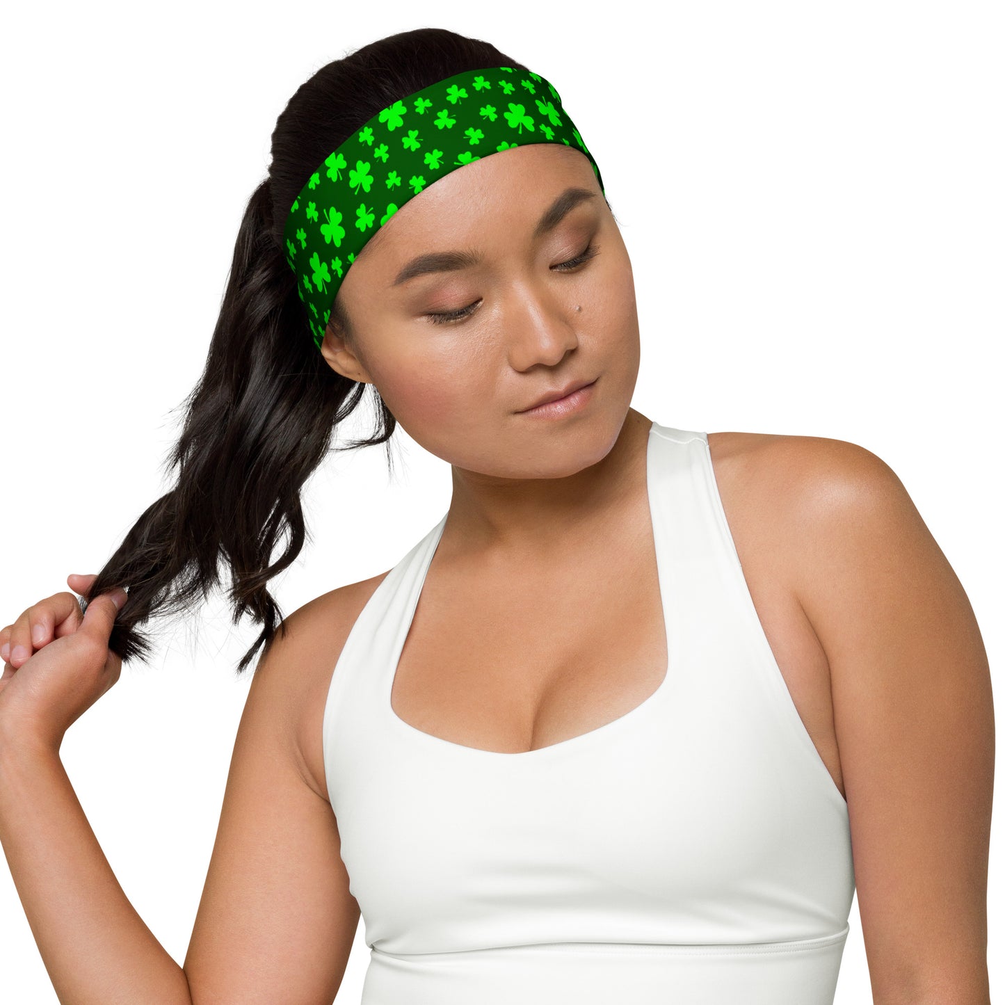 Shamrocks Print Headband