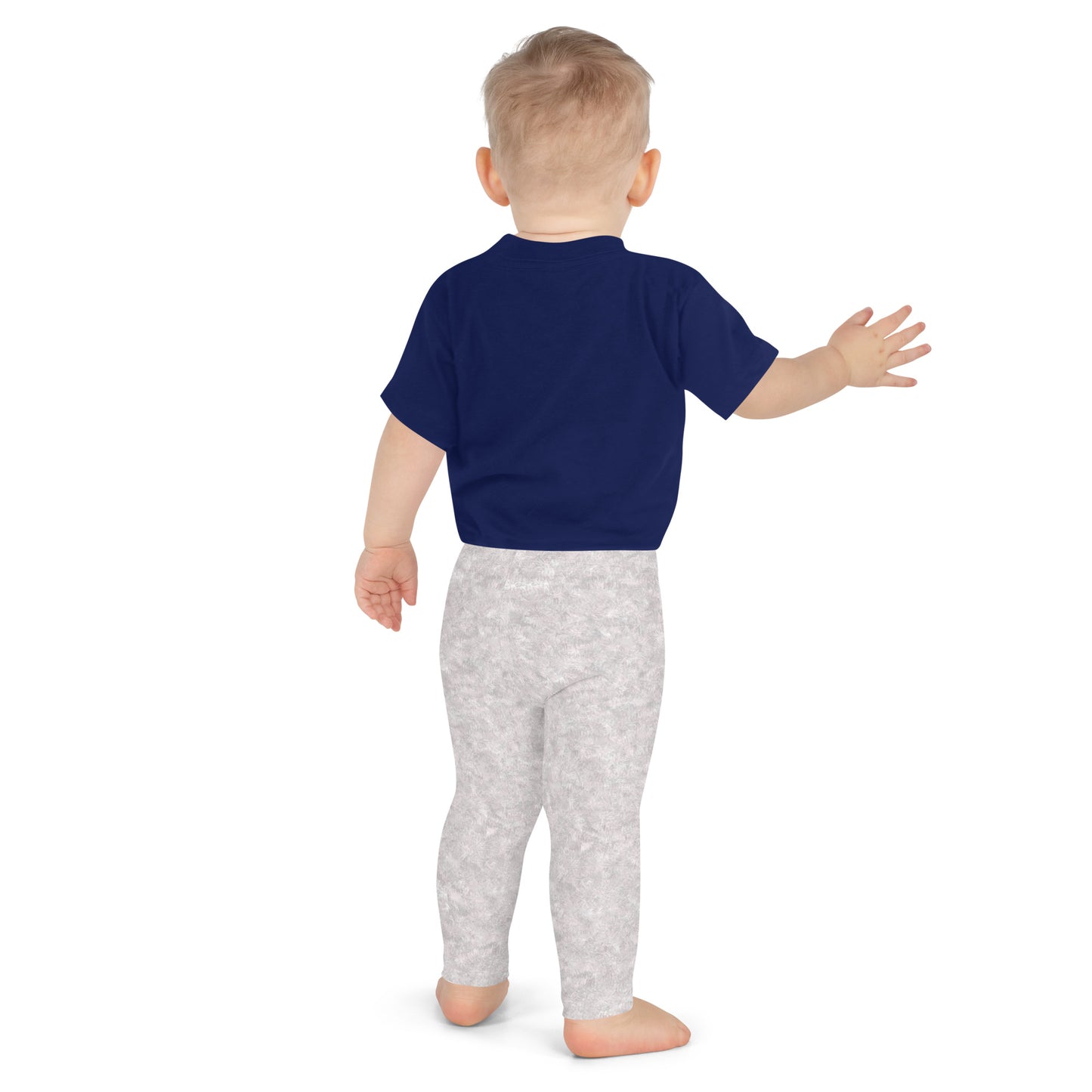 White Fur Pattern Kids' Leggings