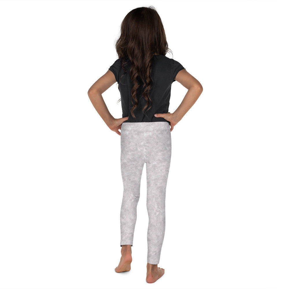 White Fur Pattern Kids' Leggings