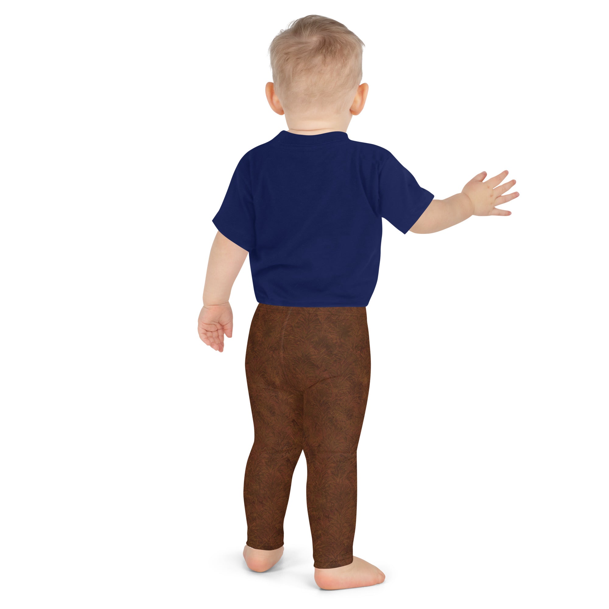 Brown Fur Pattern Kids' Leggings