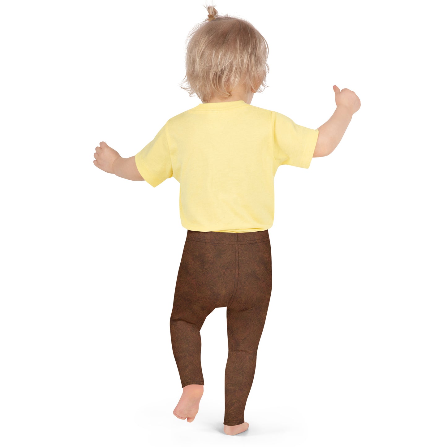 Brown Fur Pattern Kids' Leggings