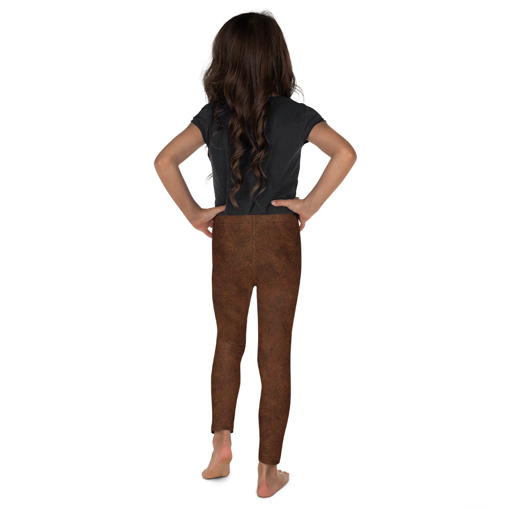 Brown Fur Pattern Kids' Leggings