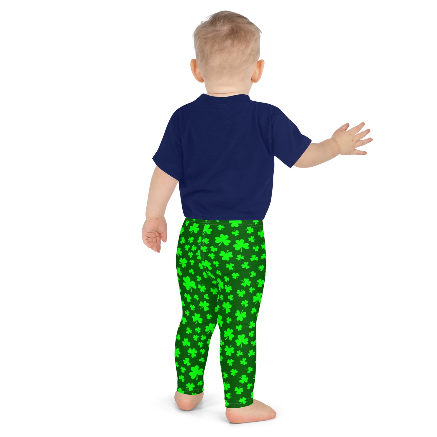 Shamrock Print Kid's Leggings