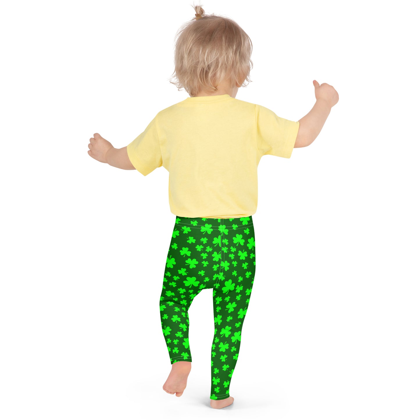 Shamrock Print Kid's Leggings