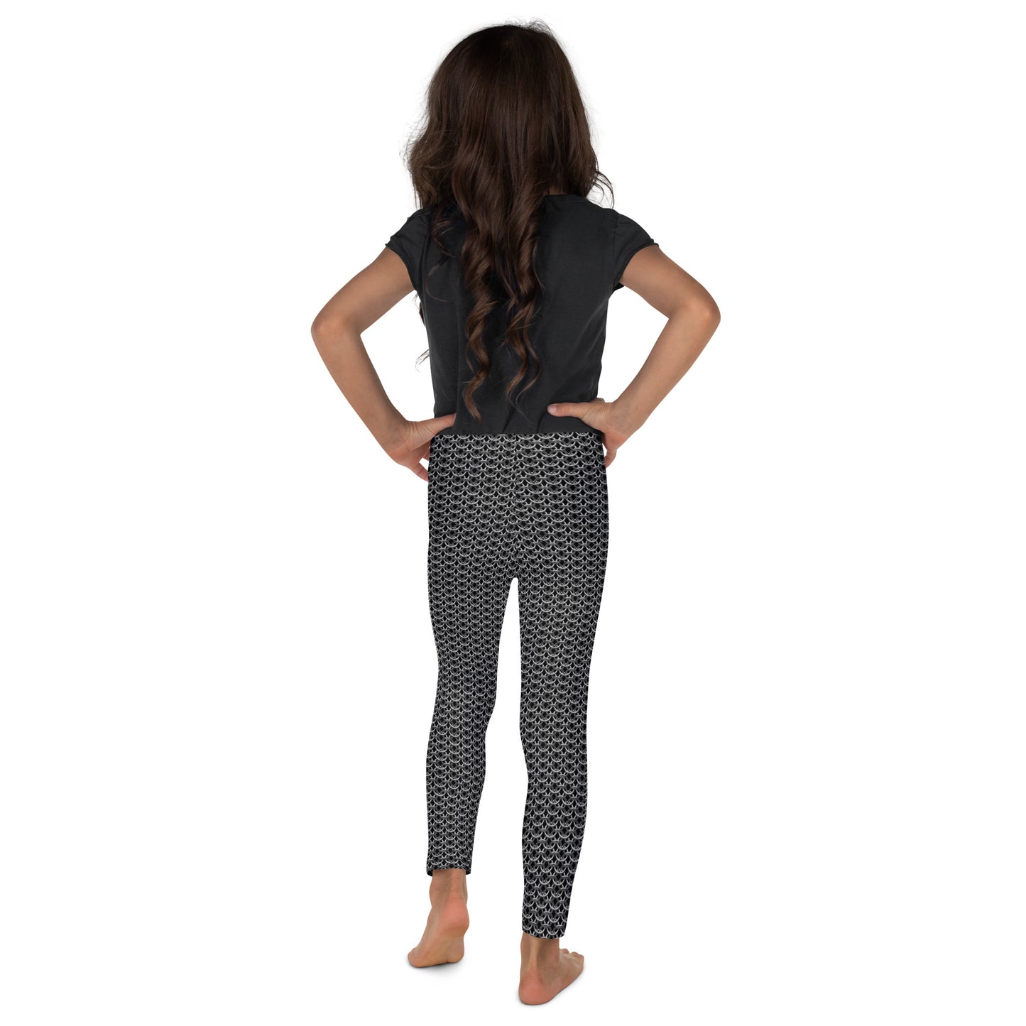 Chain Mail Print Kid's Leggings