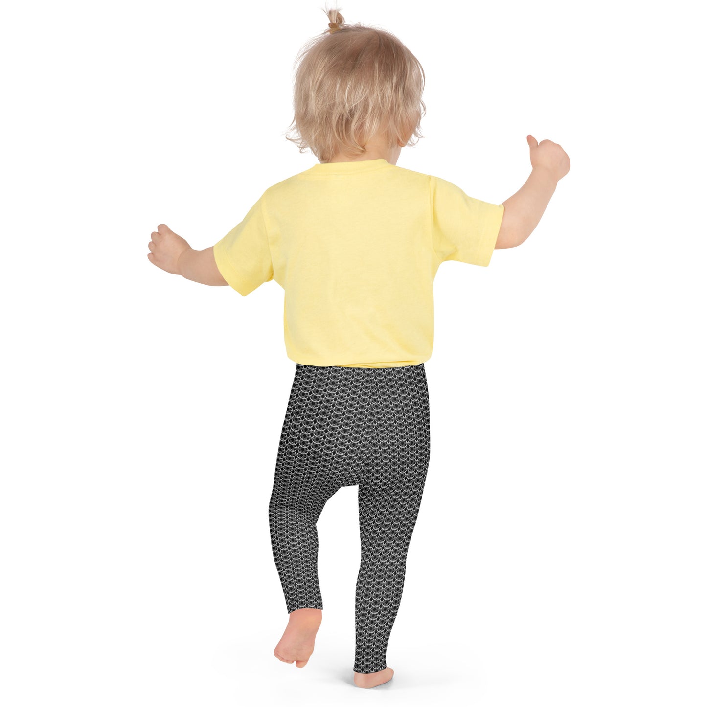 Chain Mail Print Kid's Leggings