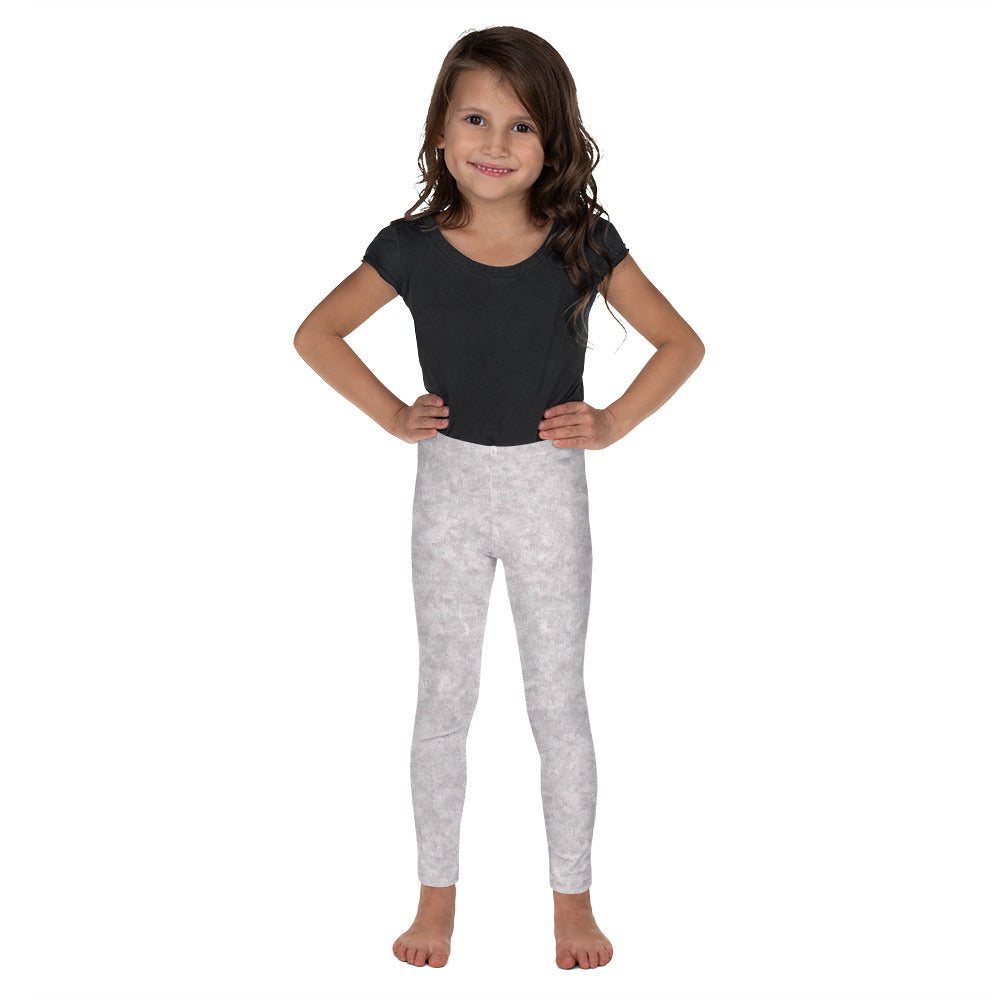 White Fur Pattern Kids' Leggings