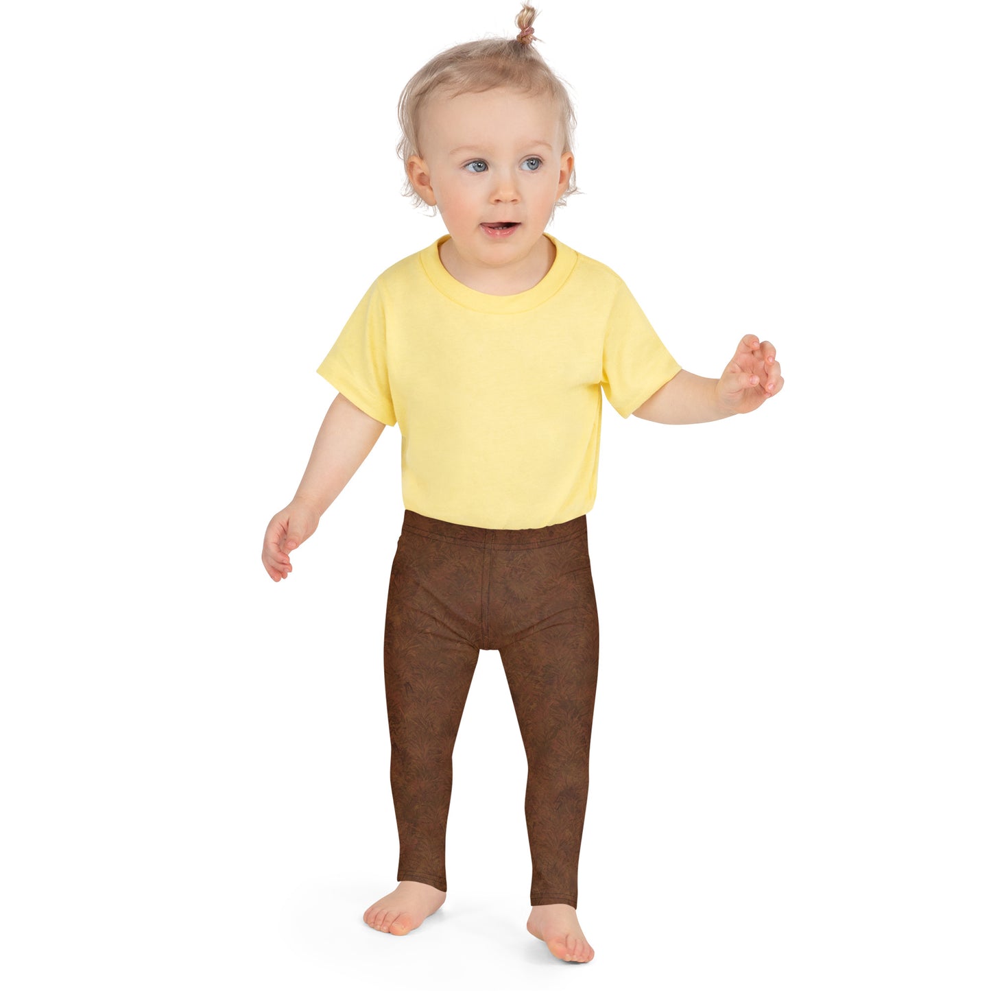 Brown Fur Pattern Kids' Leggings