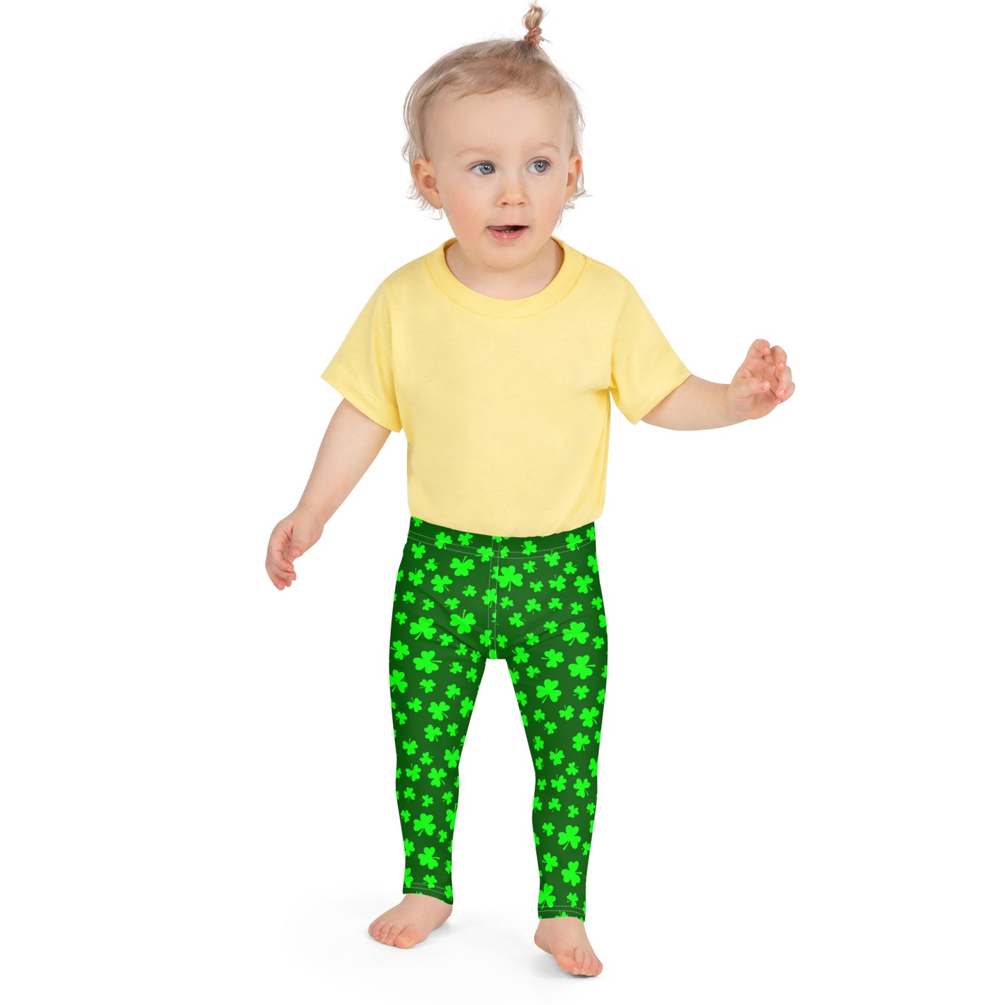 Shamrock Print Kid's Leggings