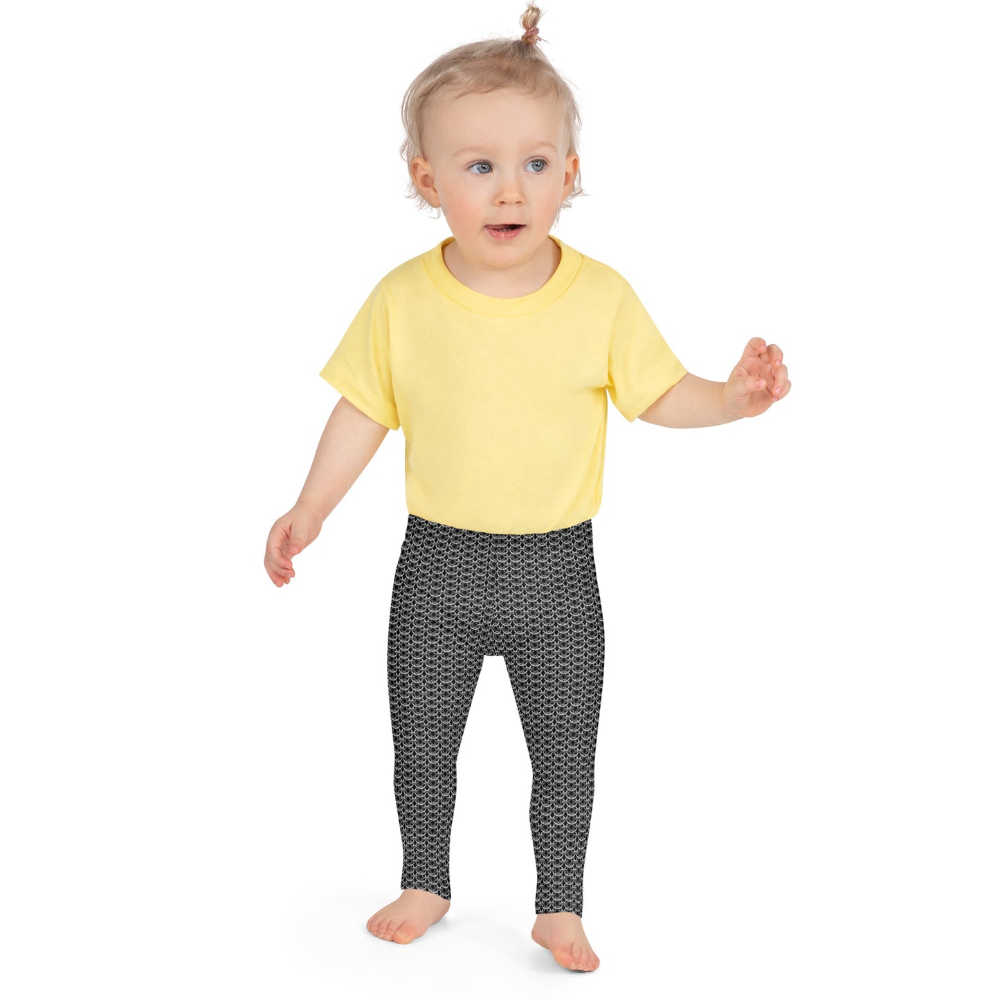 Chain Mail Print Kid's Leggings