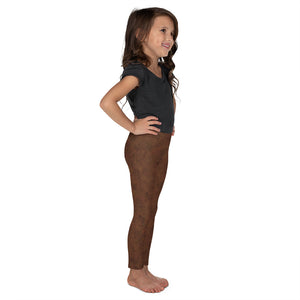 Brown Fur Pattern Kids' Leggings