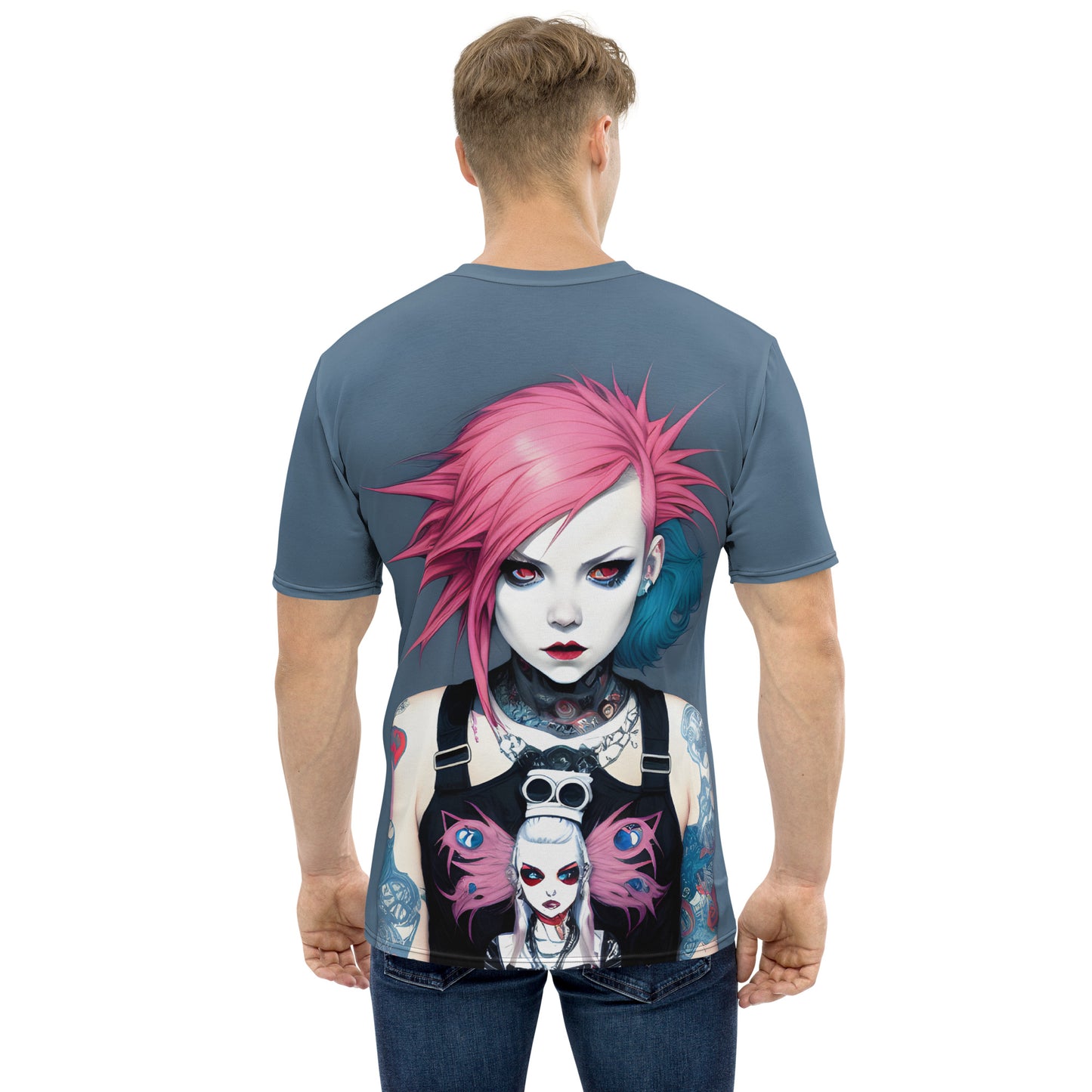 Pink Haired Punk Girl Unisex T-shirt