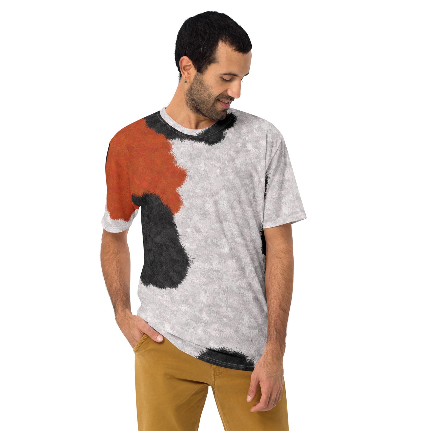 Calico Cat Fur Print Unisex T-shirt