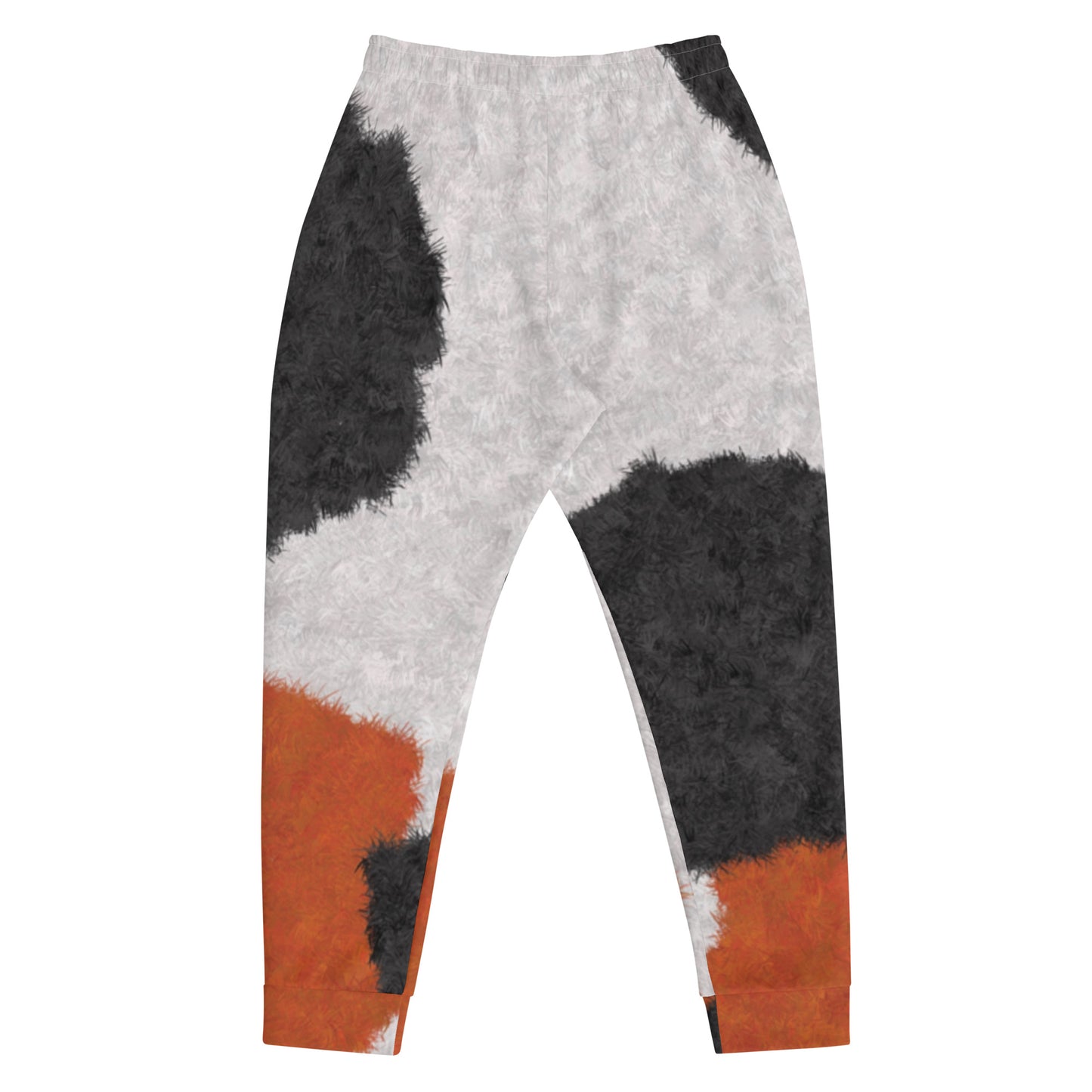 Calico Cat Fur Print Men's Slim Fit Joggers