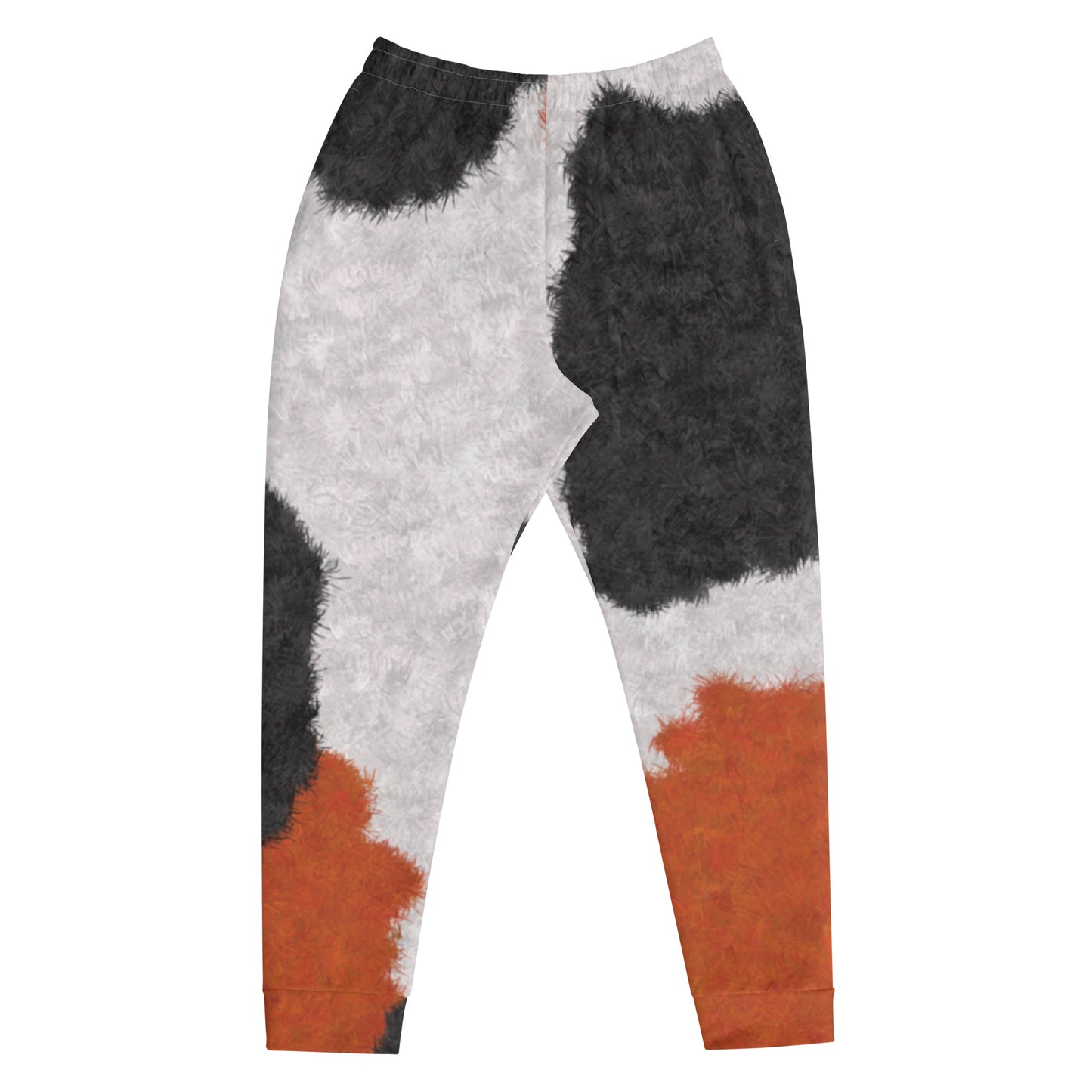 Calico Cat Fur Print Men's Slim Fit Joggers