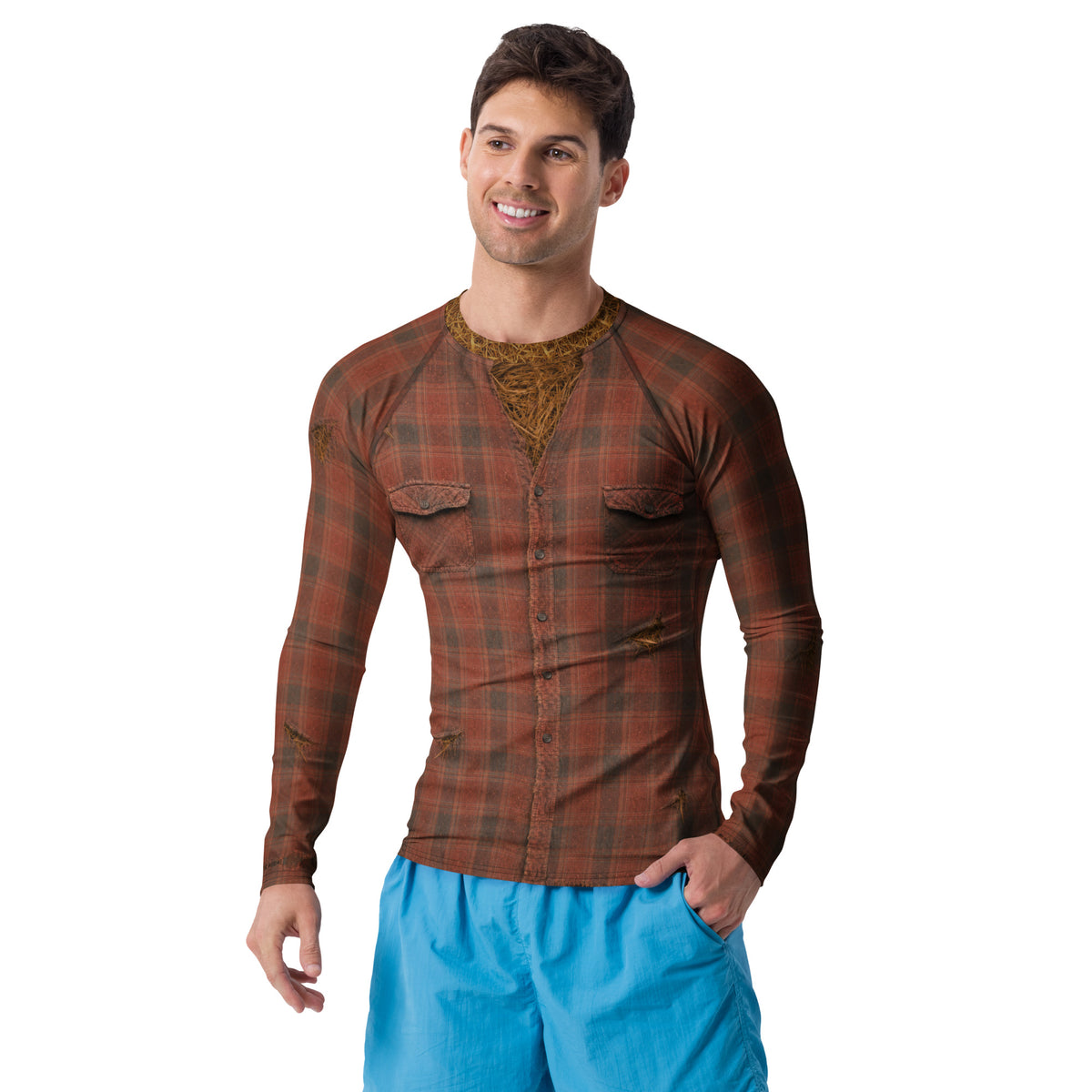 Scarecrow Print Rash Guard