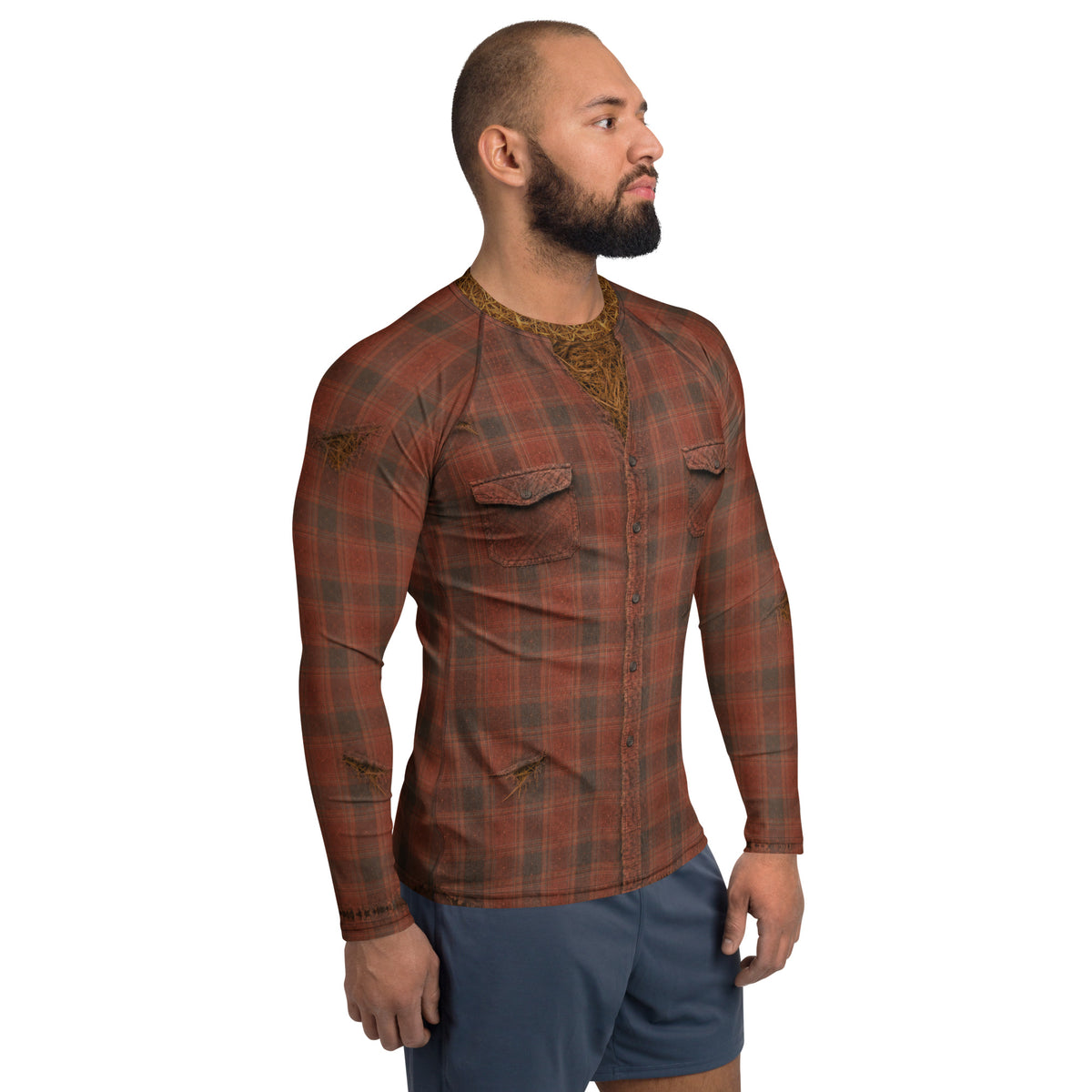 Scarecrow Print Rash Guard