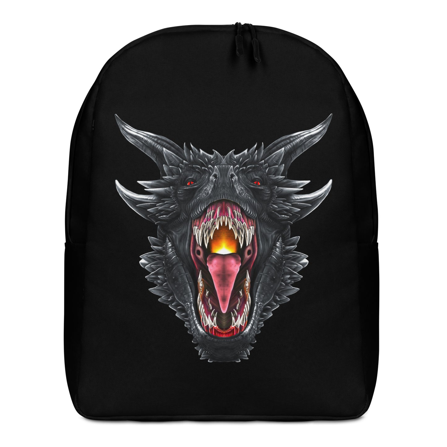 Roaring Black Dragon Minimalist Backpack