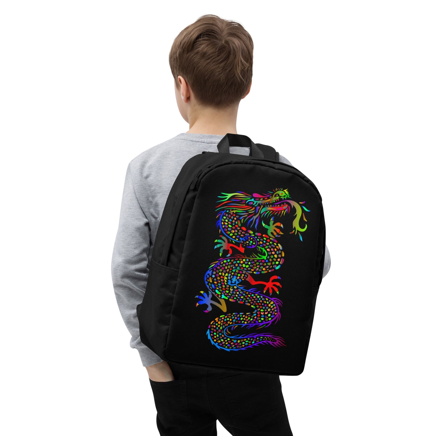 Rainbow Dragon Minimalist Backpack