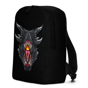 Roaring Black Dragon Minimalist Backpack