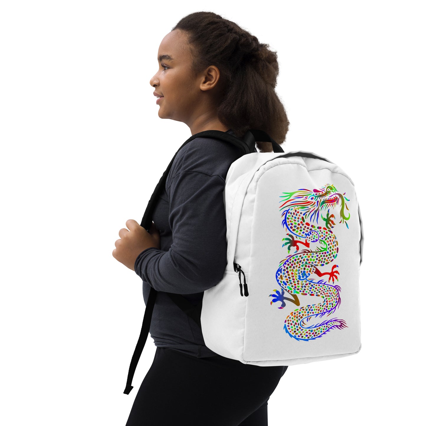 Rainbow Dragon Minimalist Backpack