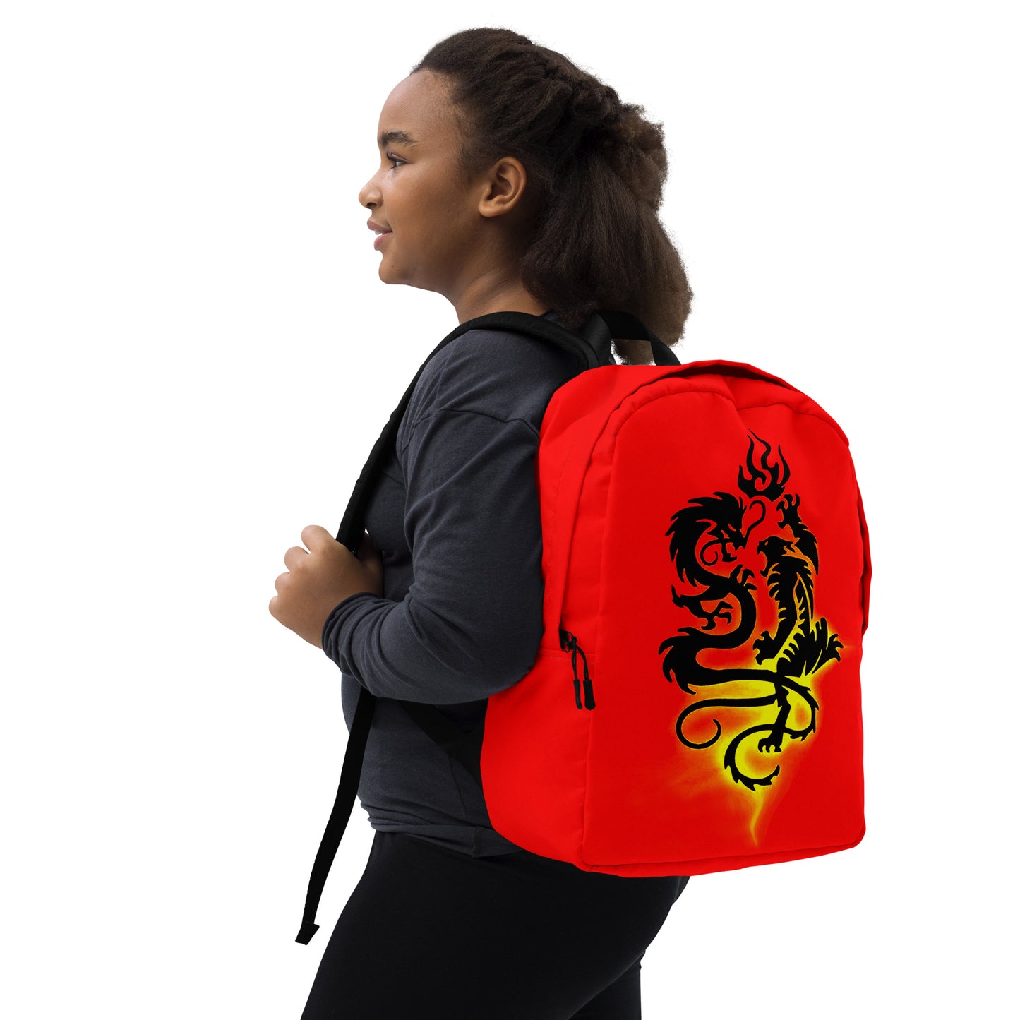 Tribal Tiger and Dragon Minimalist Backpack