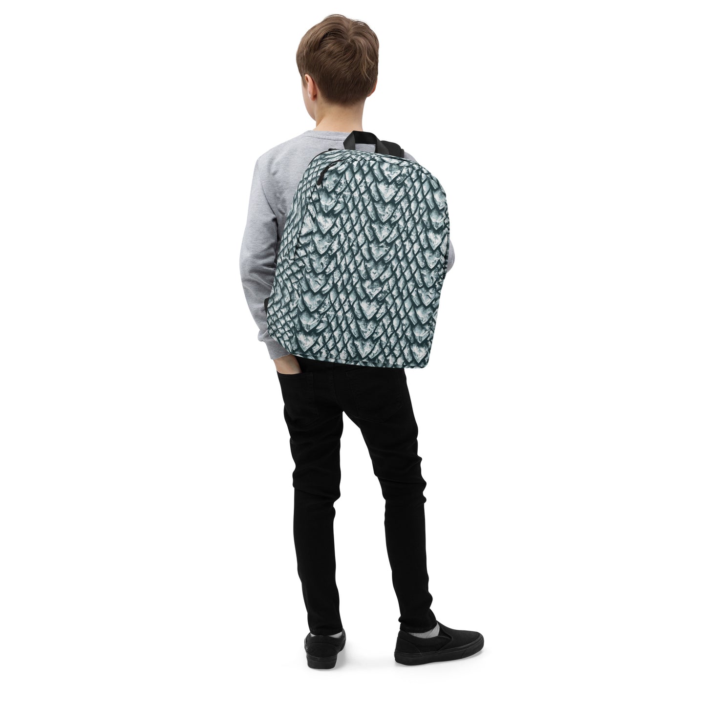 Ice Dragon Scale Minimalist Backpack