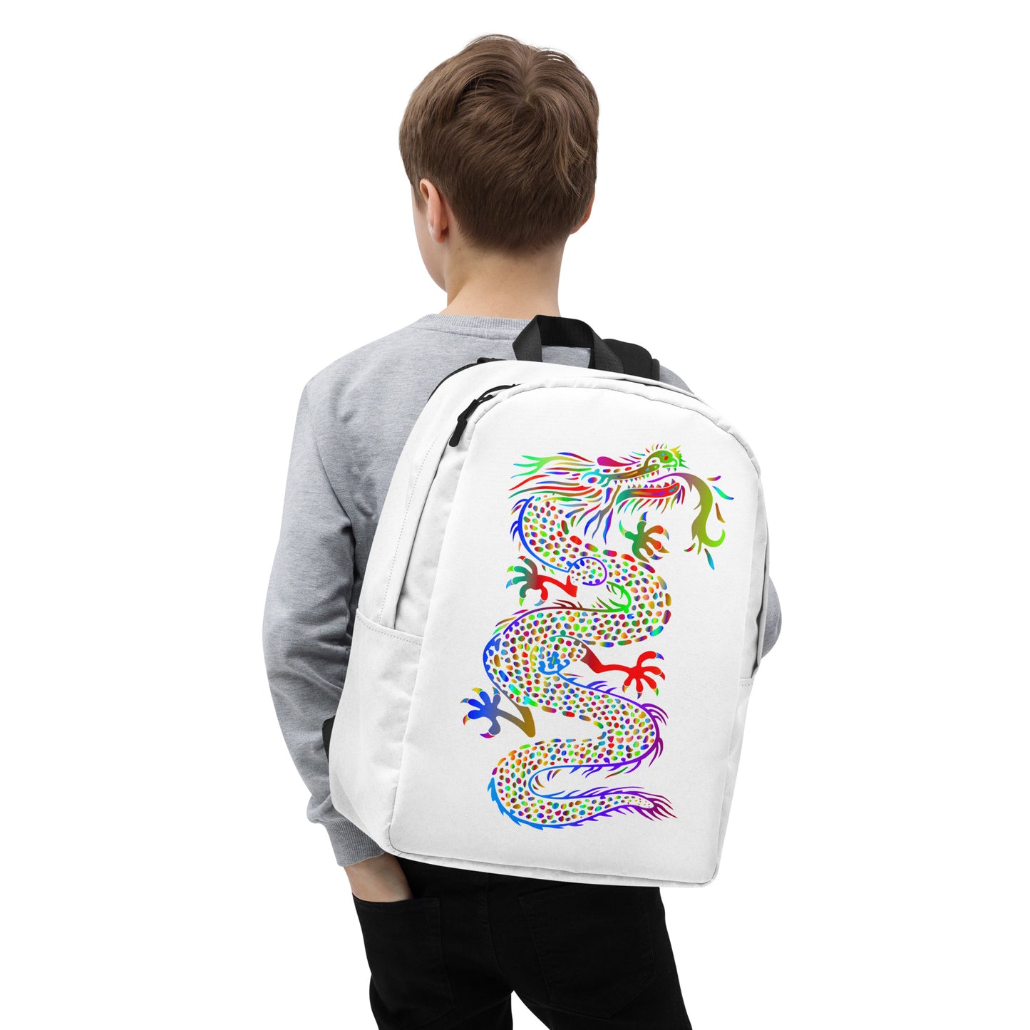 Rainbow Dragon Minimalist Backpack