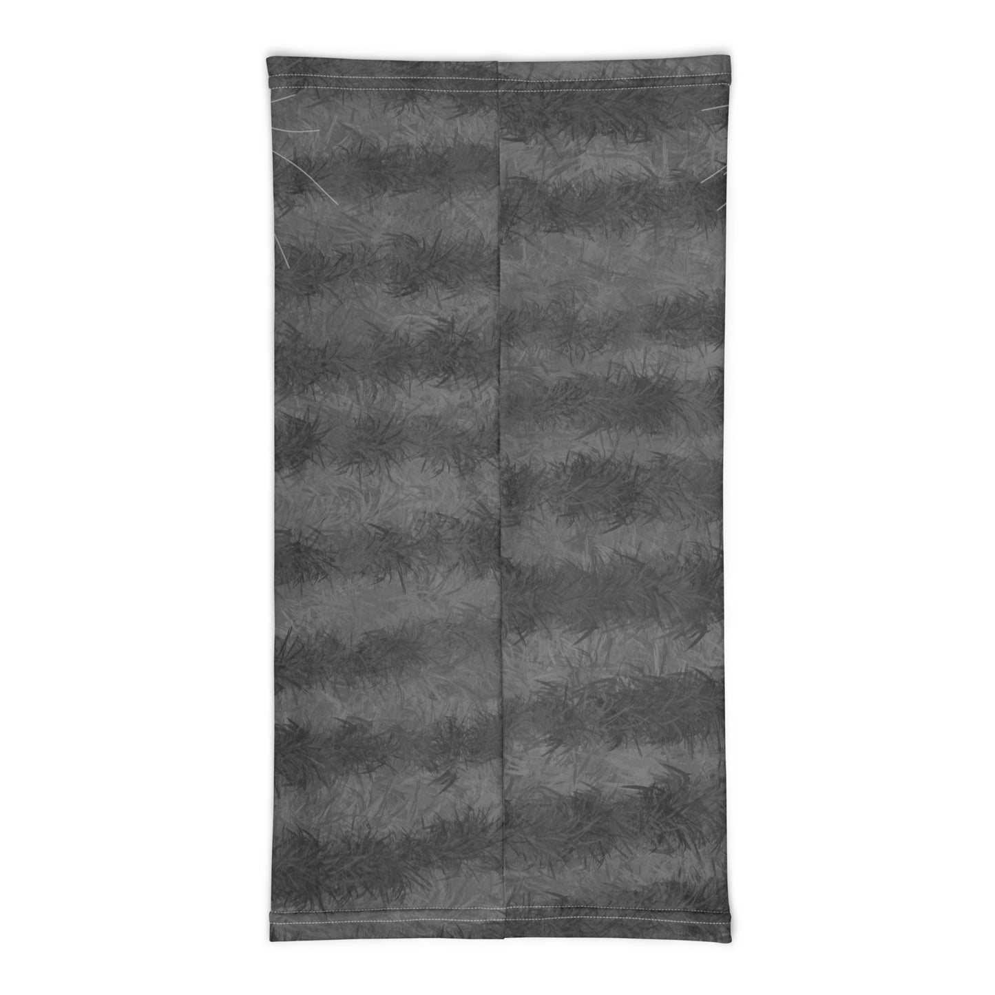 Grey Tabby Cat Face Neck Gaiter