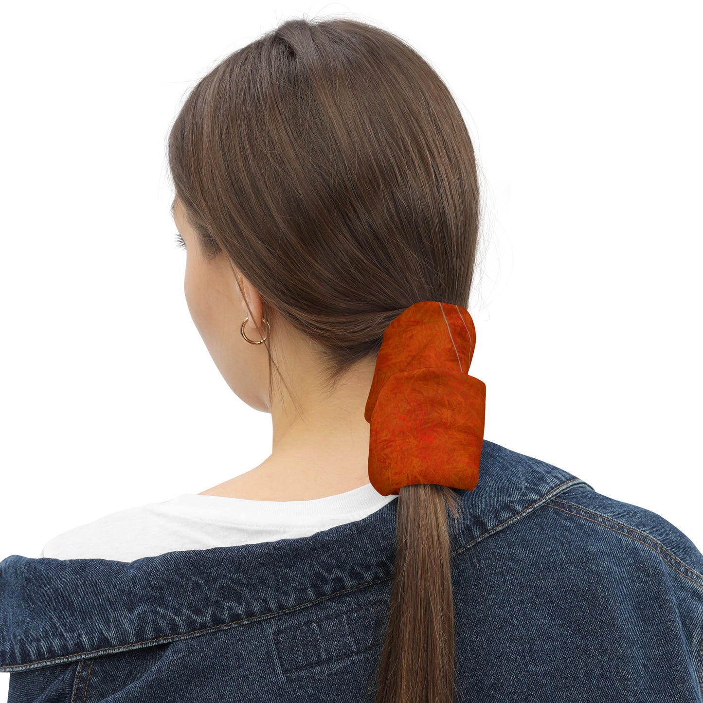 Orange Cat Face Neck Gaiter