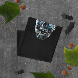 Zombie Face with Black Background Neck Gaiter