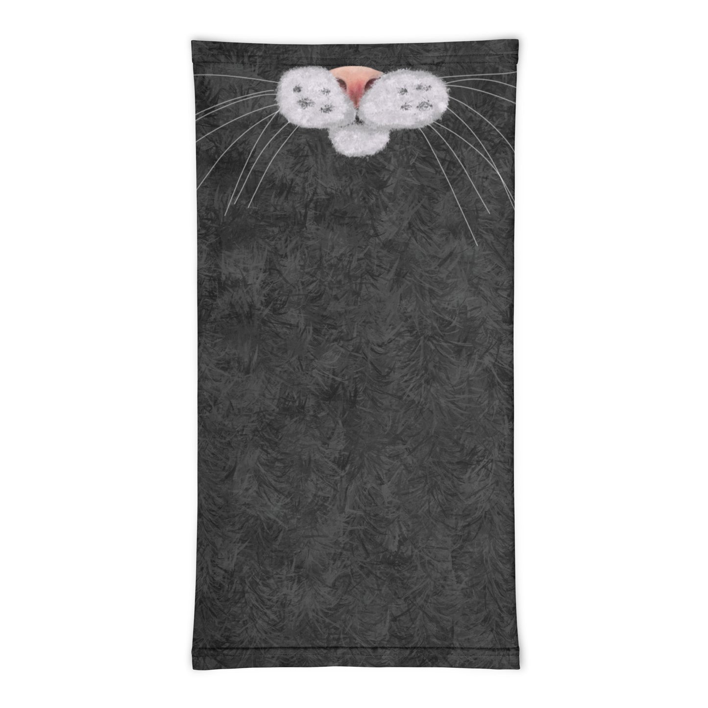 Black Cat Face Neck Gaiter