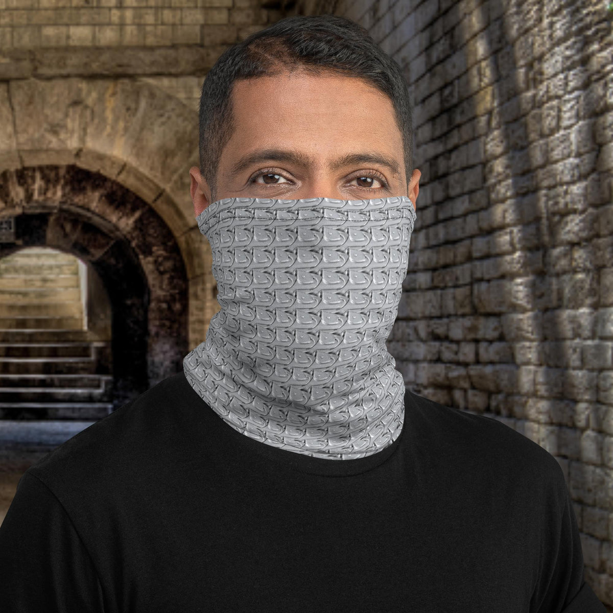 Mail Print Neck Gaiter