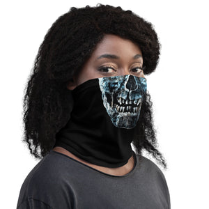 Zombie Face with Black Background Neck Gaiter