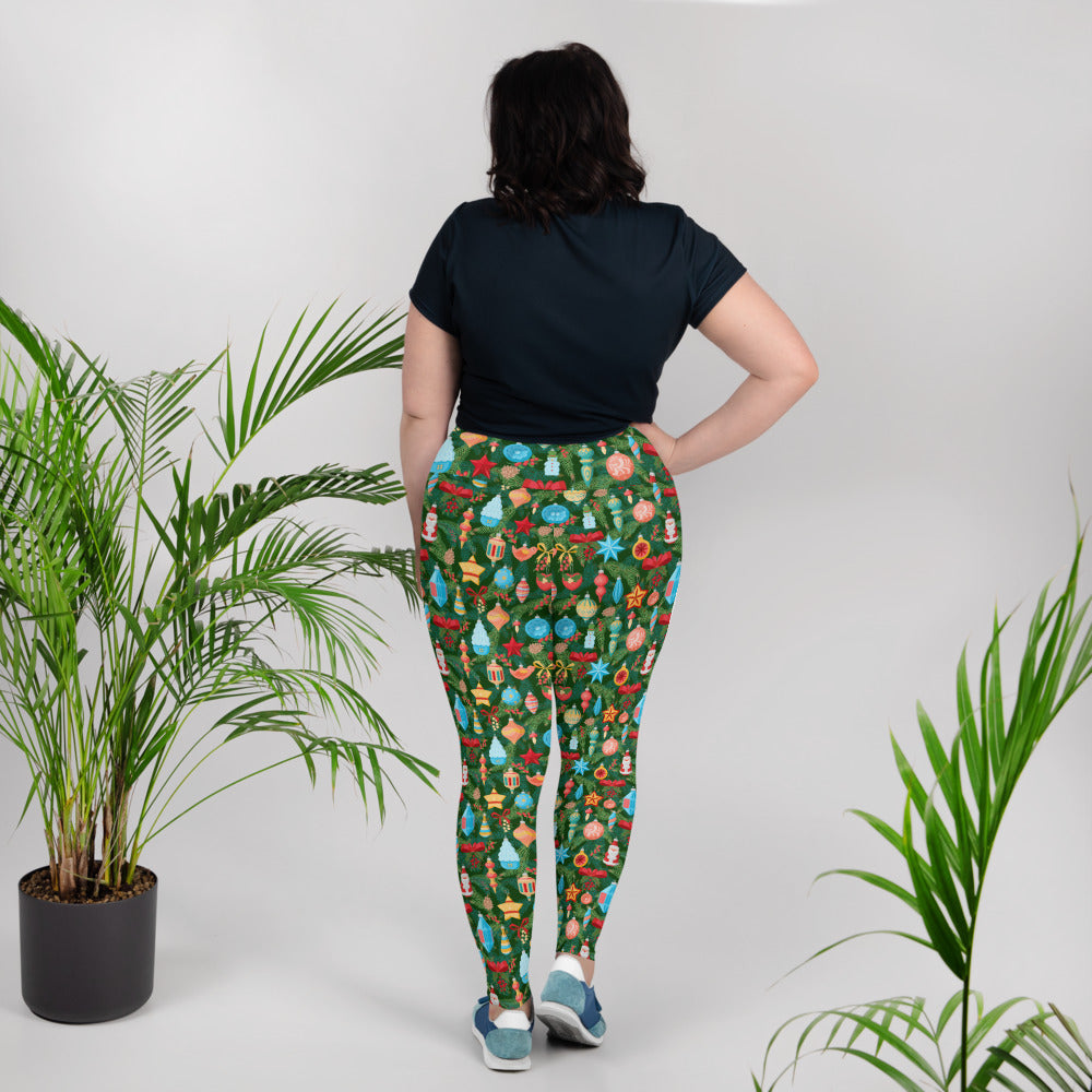 Decorated Tree Plus Size Leggings