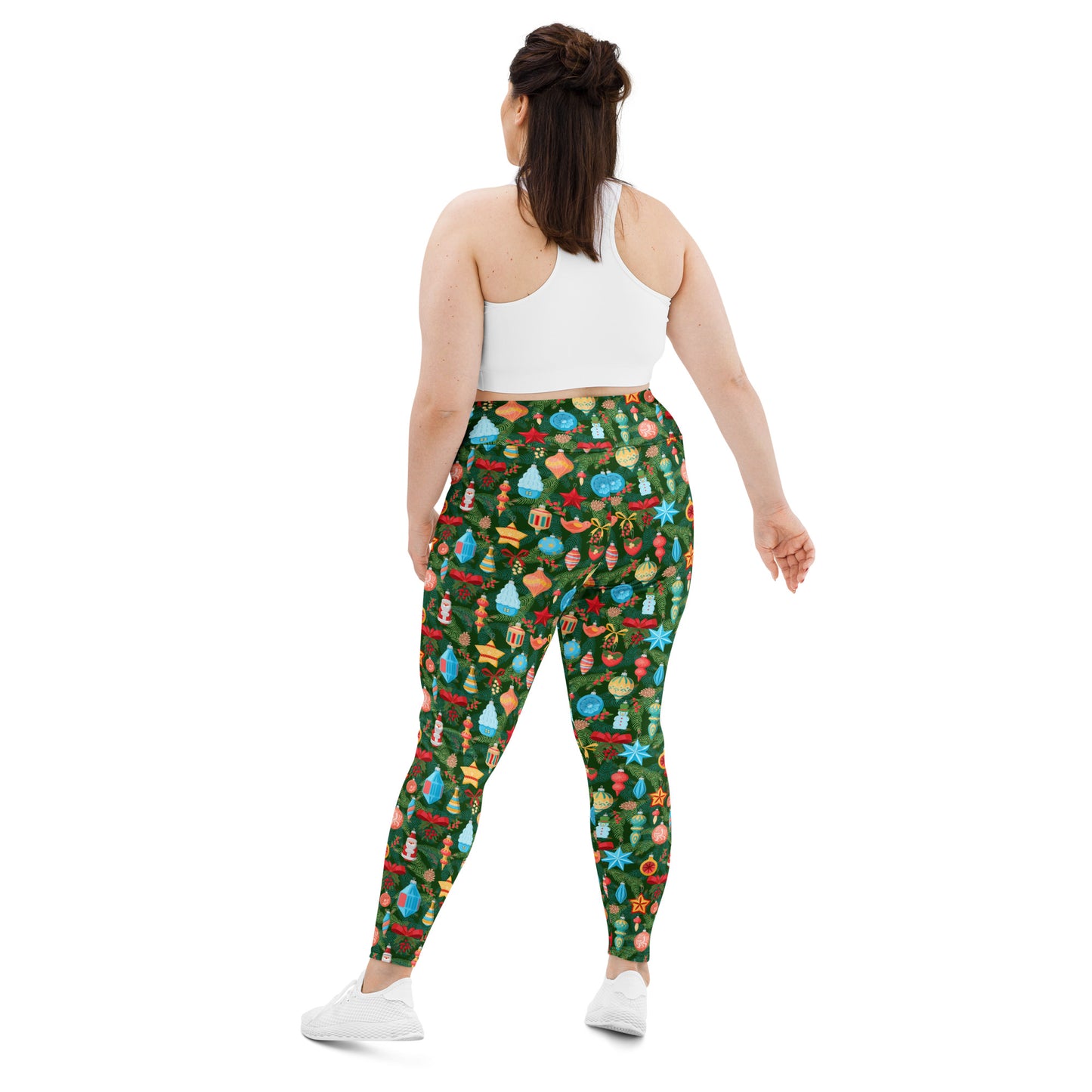 Decorated Tree Plus Size Leggings