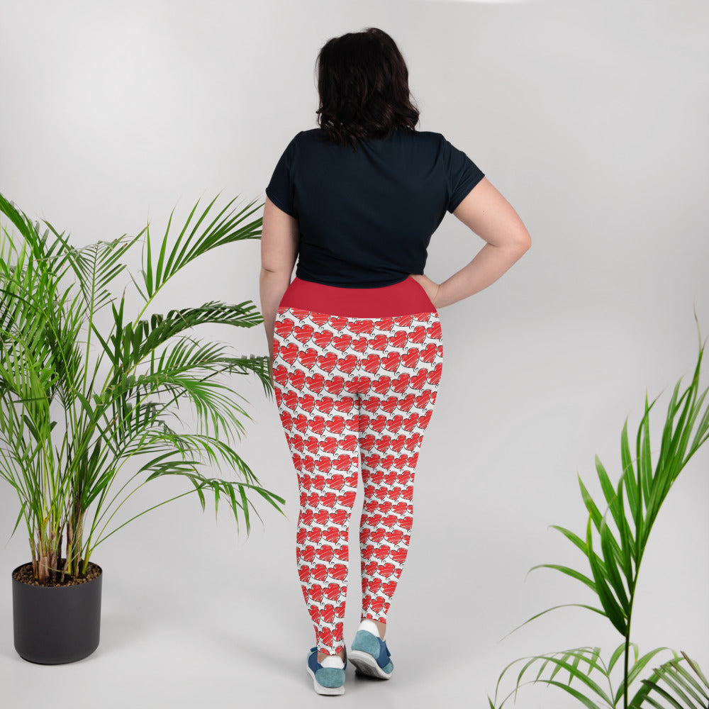 Hearts Plus Size Leggings