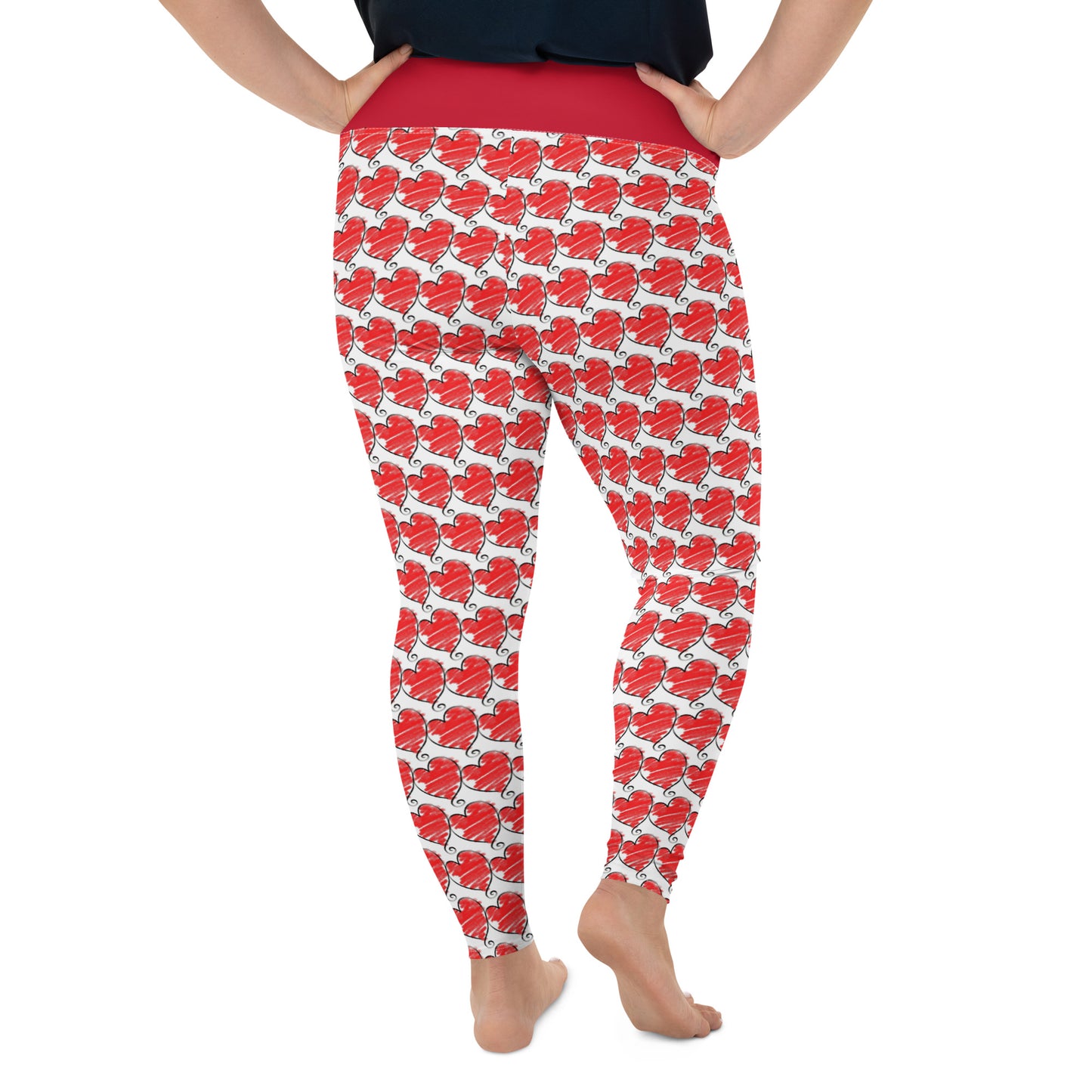 Hearts Plus Size Leggings