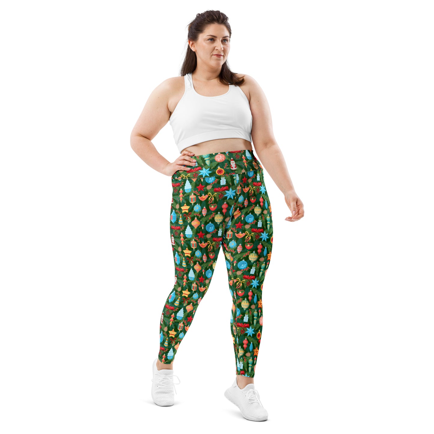 Decorated Tree Plus Size Leggings