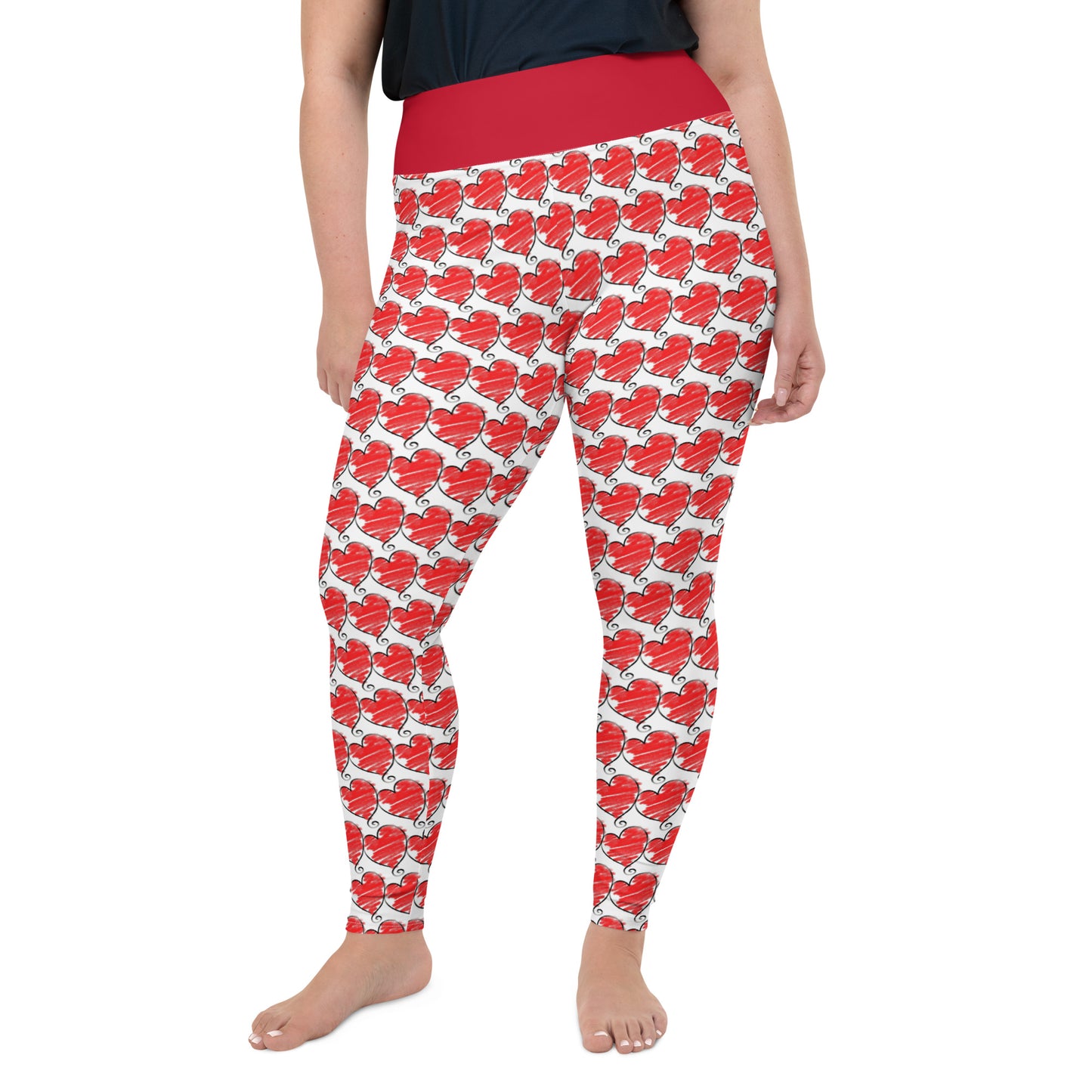 Hearts Plus Size Leggings