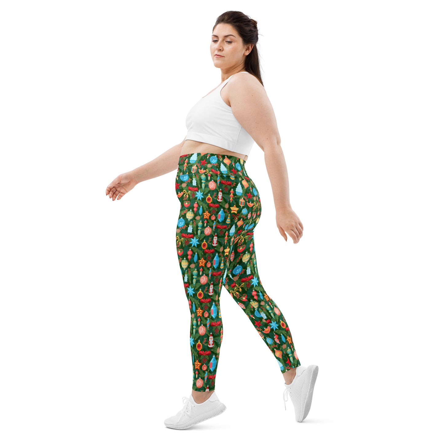 Decorated Tree Plus Size Leggings