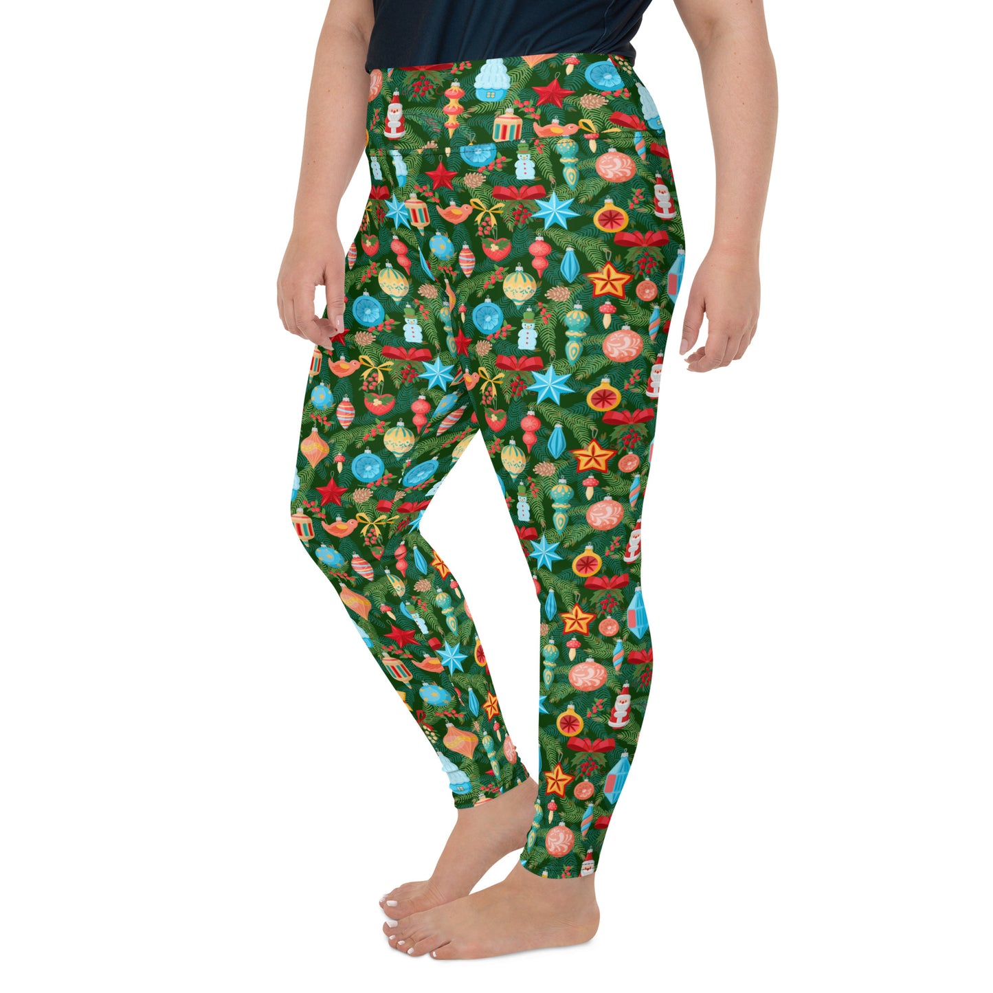 Decorated Tree Plus Size Leggings