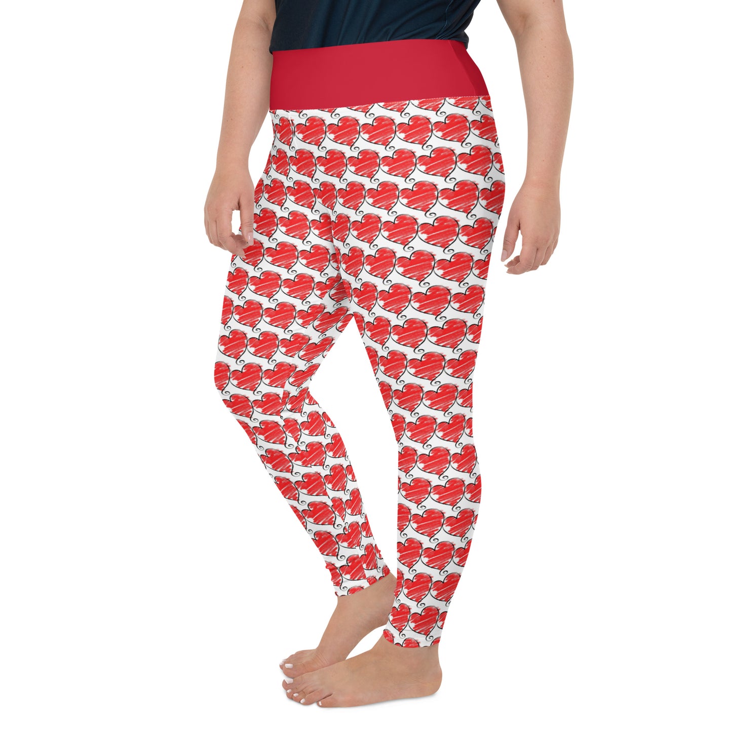 Hearts Plus Size Leggings